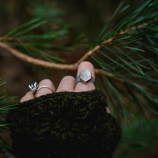 Winter Attunement Ring - Size UK P/US 8