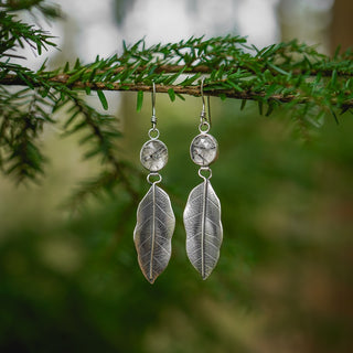 Winter Leaves Earrings no.2
