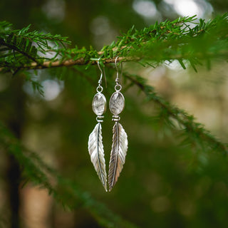 Winter Leaves Earrings no.1
