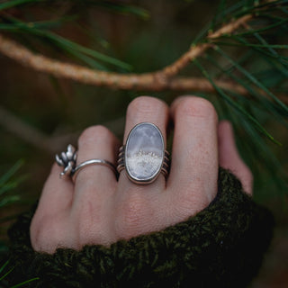 Frosty Morning Ring - Size UK M/US 6.5