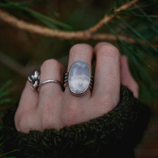Frosty Morning Ring - Size UK M/US 6.5