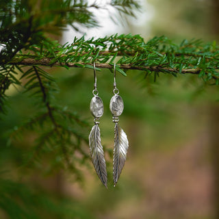 Winter Leaves Earrings no.1