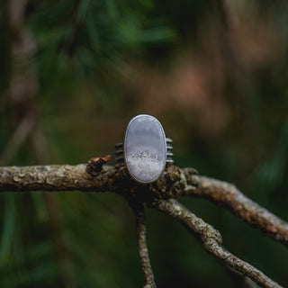 Frosty Morning Ring - Size UK P/US 8