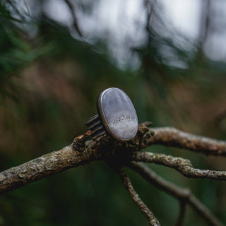 Frosty Morning Ring - Size UK P/US 8