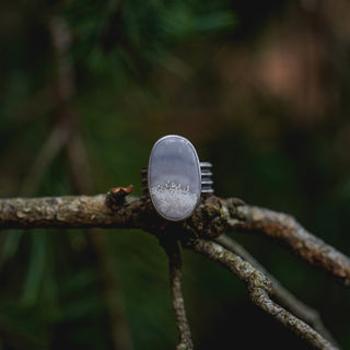 Frosty Morning Ring - Size UK P/US 8
