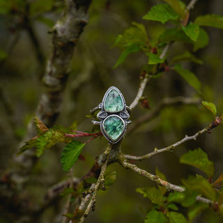 Spring Leaves Ring - Size UK M/US 6.5