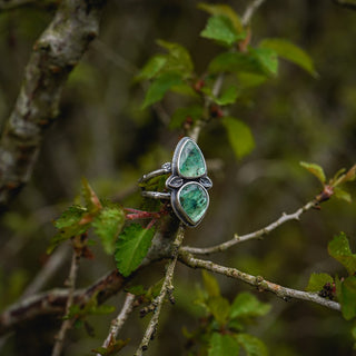 Spring Leaves Ring - Size UK M/US 6.5