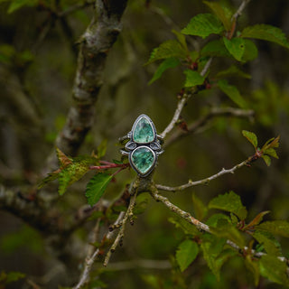 Spring Leaves Ring - Size UK M/US 6.5