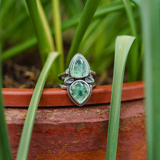 Spring Leaves Ring - Size UK M/US 6.5