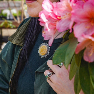 Sunflower Necklace