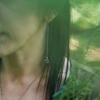 Long Cedar Earrings