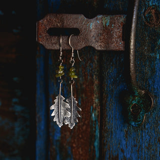 Forest Oak Earrings - Made To Order