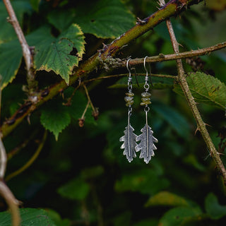Forest Oak Earrings - Made To Order