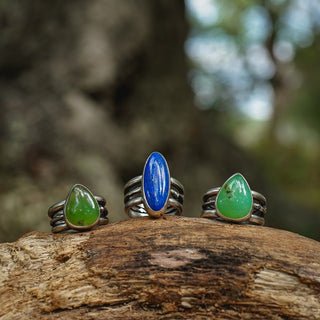 Green Glow Ring - Size UK M/US 6.5