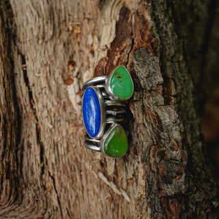 Green Glow Ring - Size UK M/US 6.5