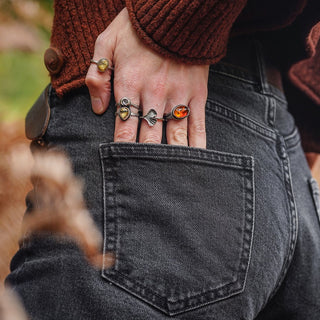 Autumn Trail Ring - Size UK M/US 6.5