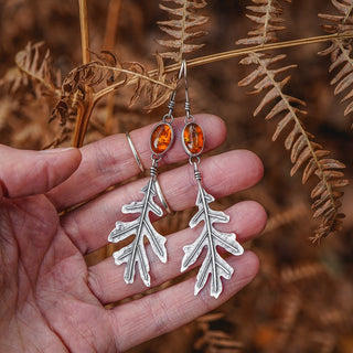 Autumn Oak Earrings no.1