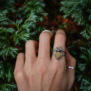 Autumn Trail Ring - Size UK P/US 8