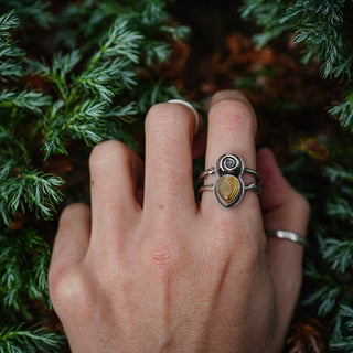 Autumn Trail Ring - Size UK P/US 8