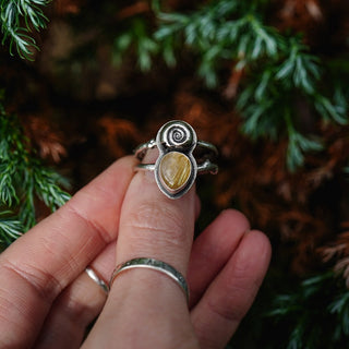 Autumn Trail Ring - Size UK P/US 8