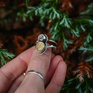 Autumn Trail Ring - Size UK P/US 8