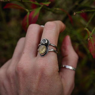 Autumn Trail Ring - Size UK P/US 8