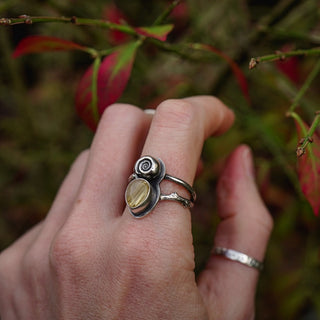 Autumn Trail Ring - Size UK P/US 8