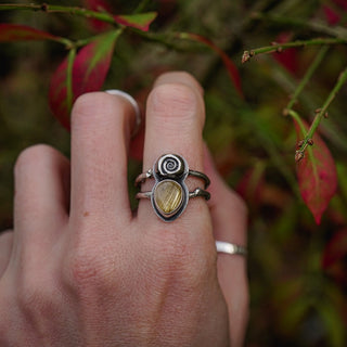 Autumn Trail Ring - Size UK P/US 8