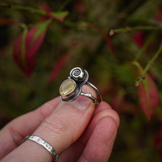 Autumn Trail Ring - Size UK P/US 8