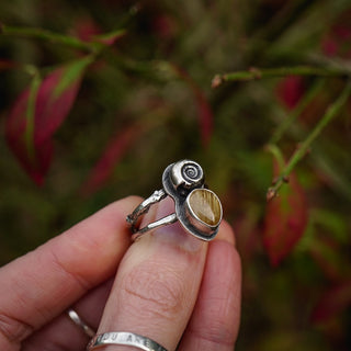 Autumn Trail Ring - Size UK P/US 8