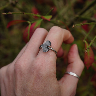 Ginkgo Ring - Made To Order