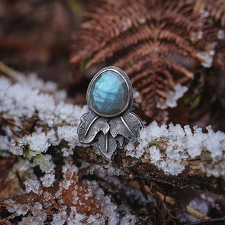 Winter Ivy Ring - Size UK M/US 6.5