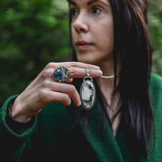 Winter Moon Pendant