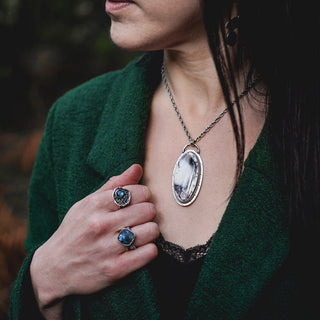 Winter Moon Pendant