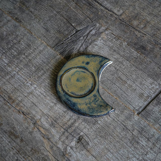 Crescent Moon Ceramic Tea Light Holder