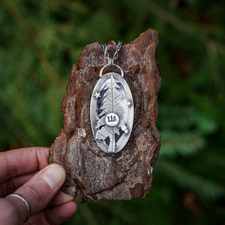 Winter Moon Pendant