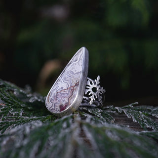 Winter Flakes Ring - Size UK N/US 7