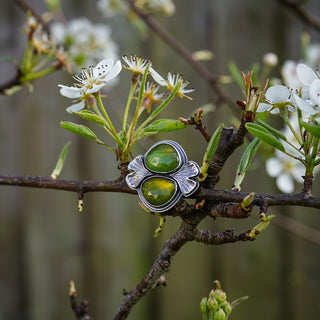 Enchanted Ginkgo Ring - Size UK O/US 7.5