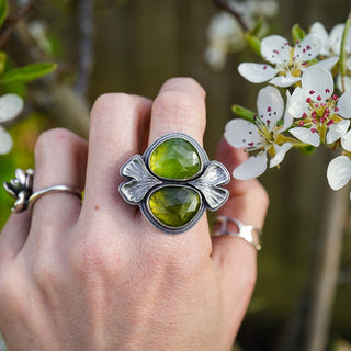 Enchanted Ginkgo Ring - Size UK O/US 7.5