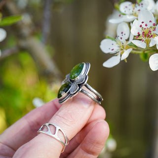 Enchanted Ginkgo Ring - Size UK O/US 7.5