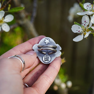 Enchanted Ginkgo Ring - Size UK O/US 7.5