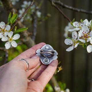 Enchanted Ginkgo Ring - Size UK O/US 7.5