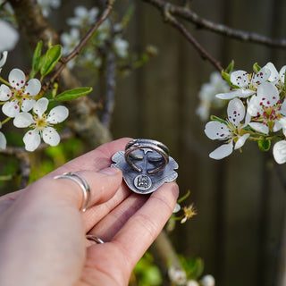 Enchanted Ginkgo Ring - Size UK O/US 7.5
