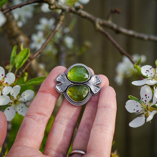 Enchanted Ginkgo Ring - Size UK O/US 7.5