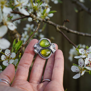 Enchanted Ginkgo Ring - Size UK O/US 7.5