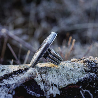 Winter Moon Ring - Size UK N/US 7