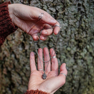 Small Pinecone Necklace