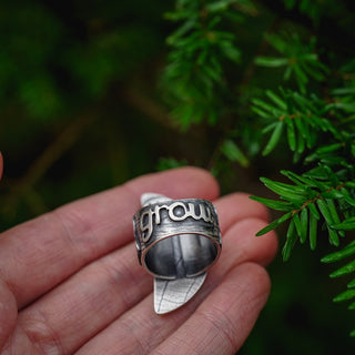 Forest Moss Ring - Size UK N/US 7