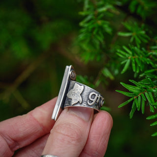 Forest Moss Ring - Size UK N/US 7