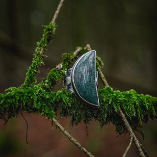 Forest Moss Ring - Size UK N/US 7